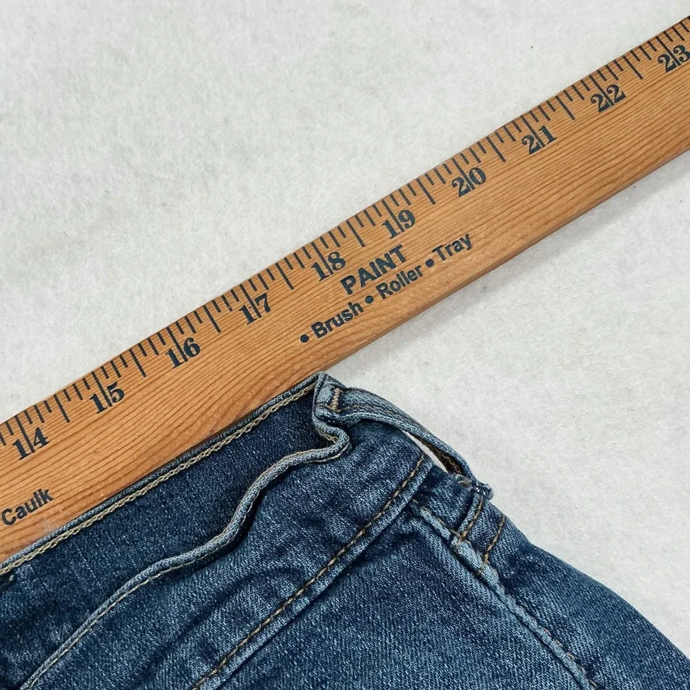 Levis 505 Regular Fit Jeans Mens 38x32 Blue Denim Straight Leg Pants 00505-0487